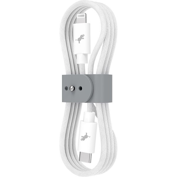 Nimble PowerKnit FLEX USB Cable - White 3Ft USB-C to Lightning
